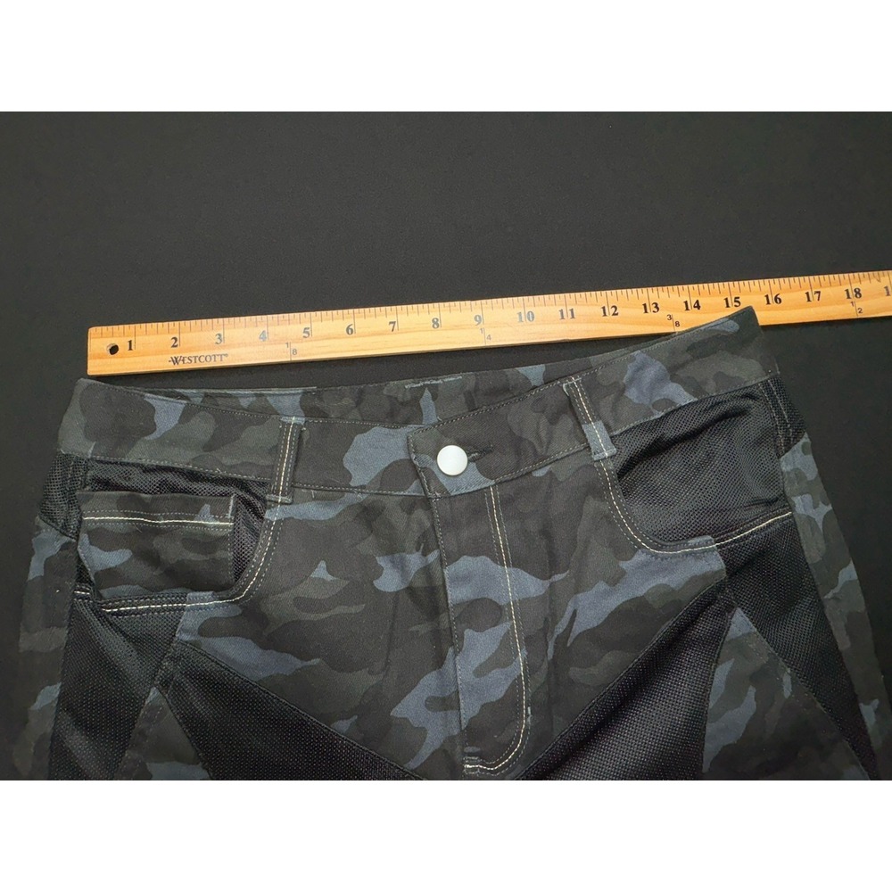 Mclula Motorcycle Riding Pants 30x30 Camo Tactical Mesh Armor Blue - Picture 8 of 12